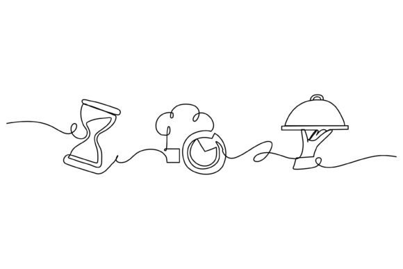 Continuous Line Design of Speed – Graphics & Illustrations for Digital Sellers