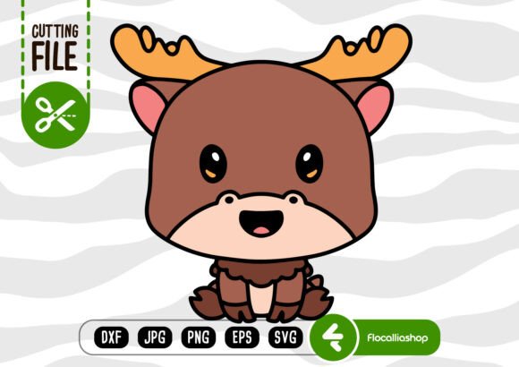 Cute Woodland Creatures - Moose SVG: A Brand Designer’s Review for Marketing Visuals