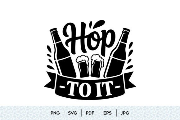 Hop to It Beer SVG: Playful Illustrations for Brand Graphics