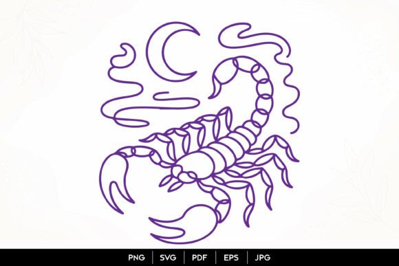 Scorpion Line Art SVG Design Review for Real Embroidery Projects