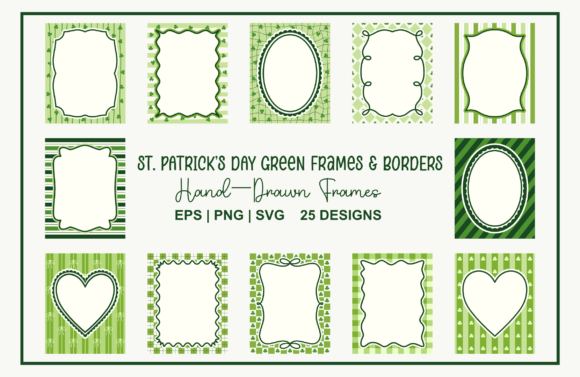 St. Patrick’s Day Green Frames Borders Review